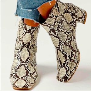 Urban Outfitters Snakeskin booties